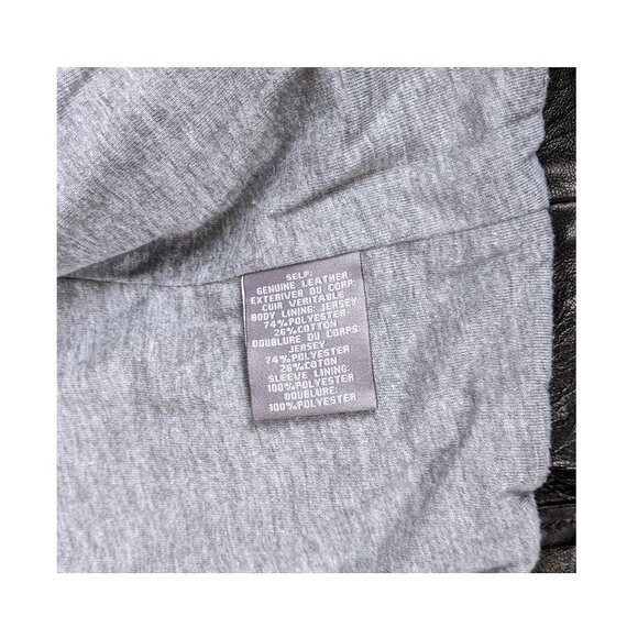 Bagatelle Women's Black Genuine Leather Biker Moto Jacket Sz XS NWT - Picture 8 of 9